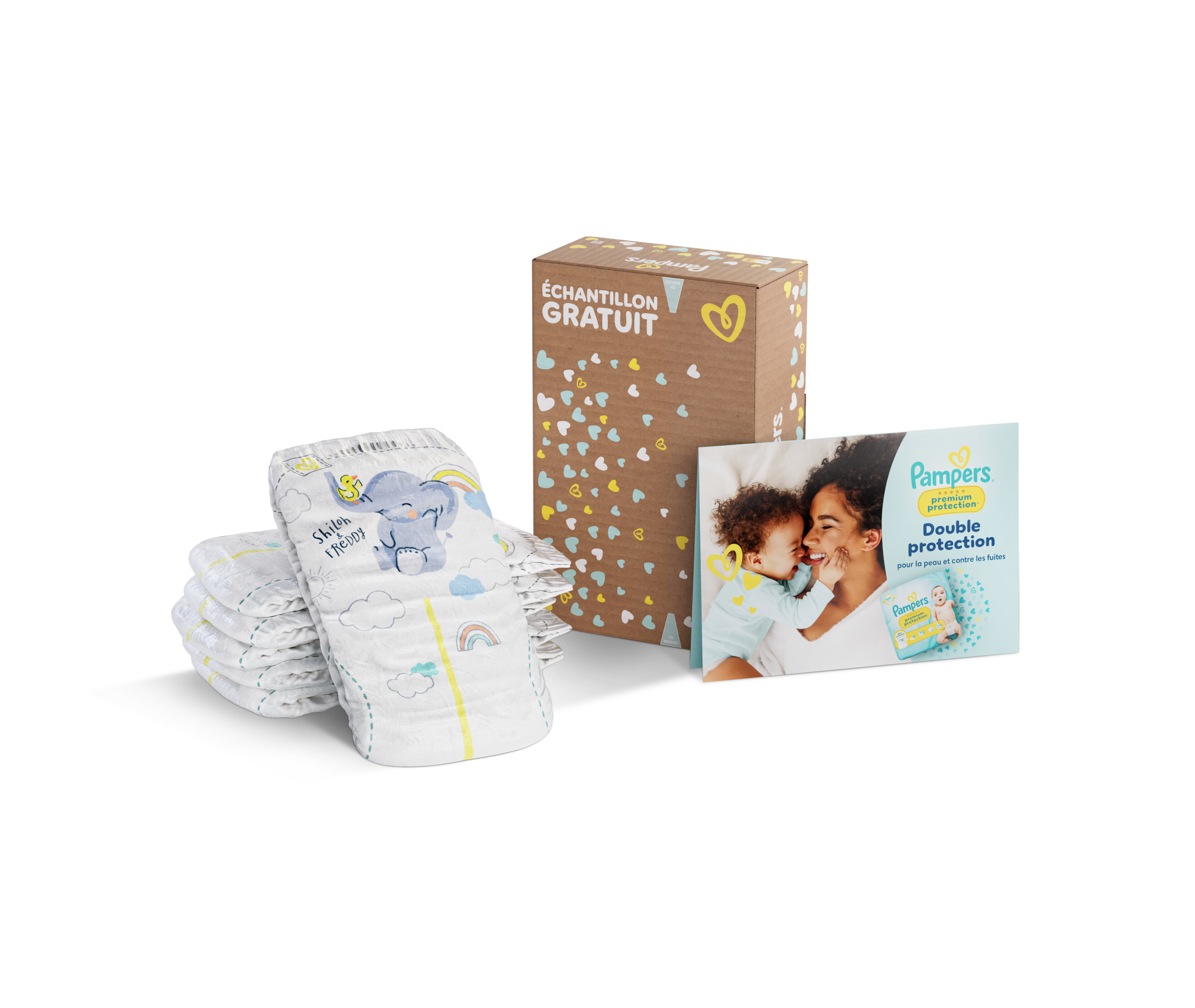 FY2627 - Pampers Premium Protection size 1 sampling (w/ coupon)